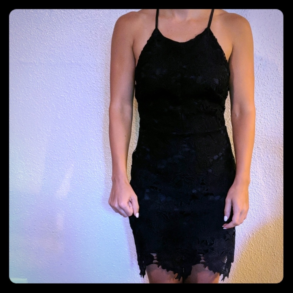 Vestique Navy blue cocktail dress